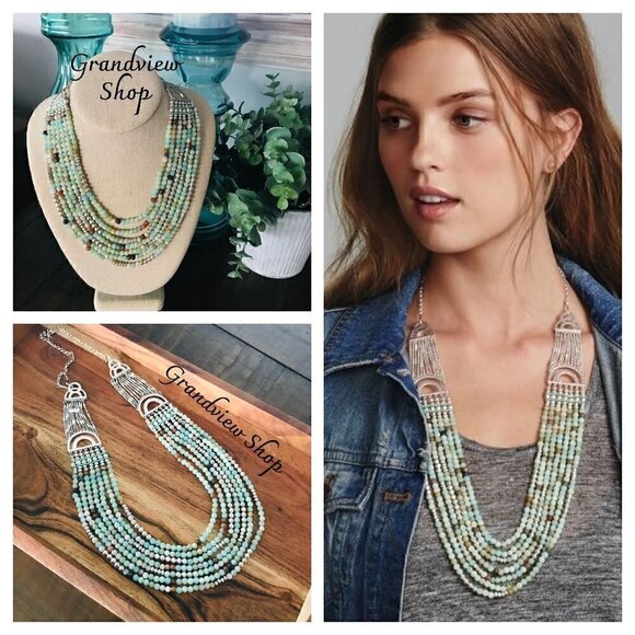 Stella & Dot Cleopatra Statement Necklace - Picture 1 of 8